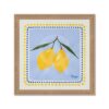 Cadre Citron Fond Bleu Orya