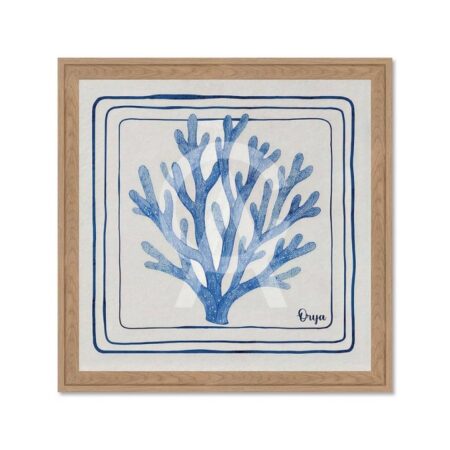 Cadre Corail Bleu Orya