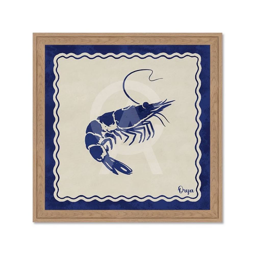 Cadre Crevette Bleue Orya