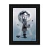 cadre_femme_tete_de_mort_chauve_souris_yamata_2_affiche_gothique_grand_format Cadre Femme Tête de Mort Yamata
