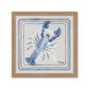 Cadre Petit Format Homard Bleu