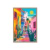 cadre_ruelle_multicolore_cactus_orya_caf_26155 Cadre Ruelle Multicolore Cactus