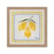 Cadre Trio de Citrons Jaunes