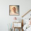 deco_chambre_enfant_petit_budget_toile_encadree_fantastique_licorne_ciel_nuages déco chambre enfant