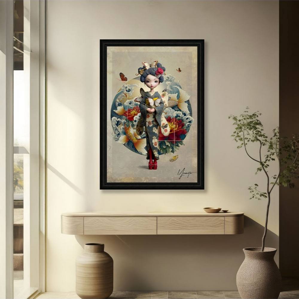 decoration_murale_fille_asiatique_yamata_1entree_maison_moderne décoration