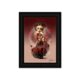Cadre Fille Danse Robe Rouge