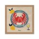 Petit Tableau Assiette Crabe