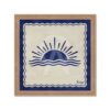 Petit Tableau Lever de Soleil Bleu