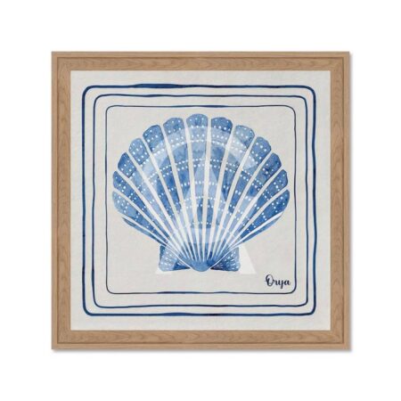 Tableau Coquillage Bleu Orya