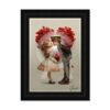 tableau_couple_enfant_amoureux_coeur_fleurs_rouge_yamata_5_grand_format Tableau Couple Enfants Amoureux