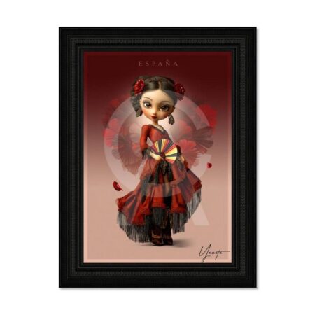 Tableau Danseuse Flamenco Yamata