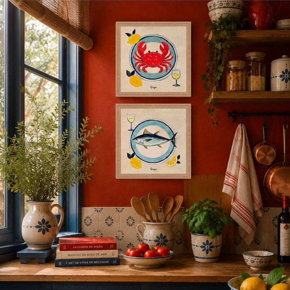 Tableau Cuisine Crustacés