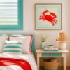 tableau_deco_estival_maison_vacances_orya_crabes_crustaces_cal_26012 Tableau Déco Crustacé Orya