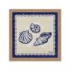 Tableau Design Coquillages Bleus Orya
