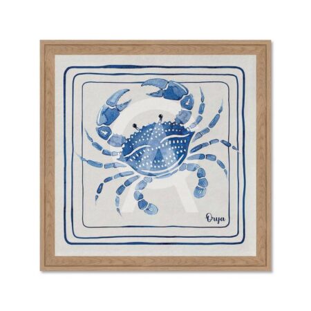 Tableau Design Crabe Bleu Orya