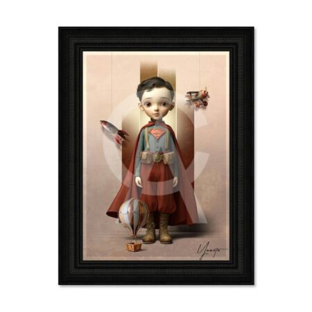 Tableau Enfant Héros Rétro Yamata