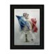 Tableau Fille Drapeau Français