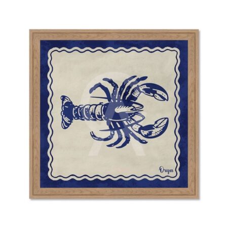 Tableau Homard Bleu Orya