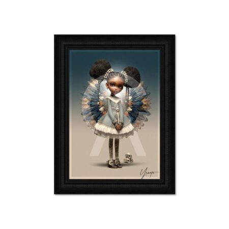 Tableau Petit Format Fillette Ailes