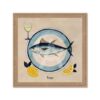 Tableau Assiette Poisson et Citrons