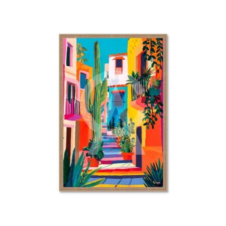 Tableau Rue Colorée Orya