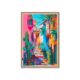 Tableau Ruelle Multicolore et Plantes