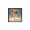 Toile Encadrée Sport Basketteur