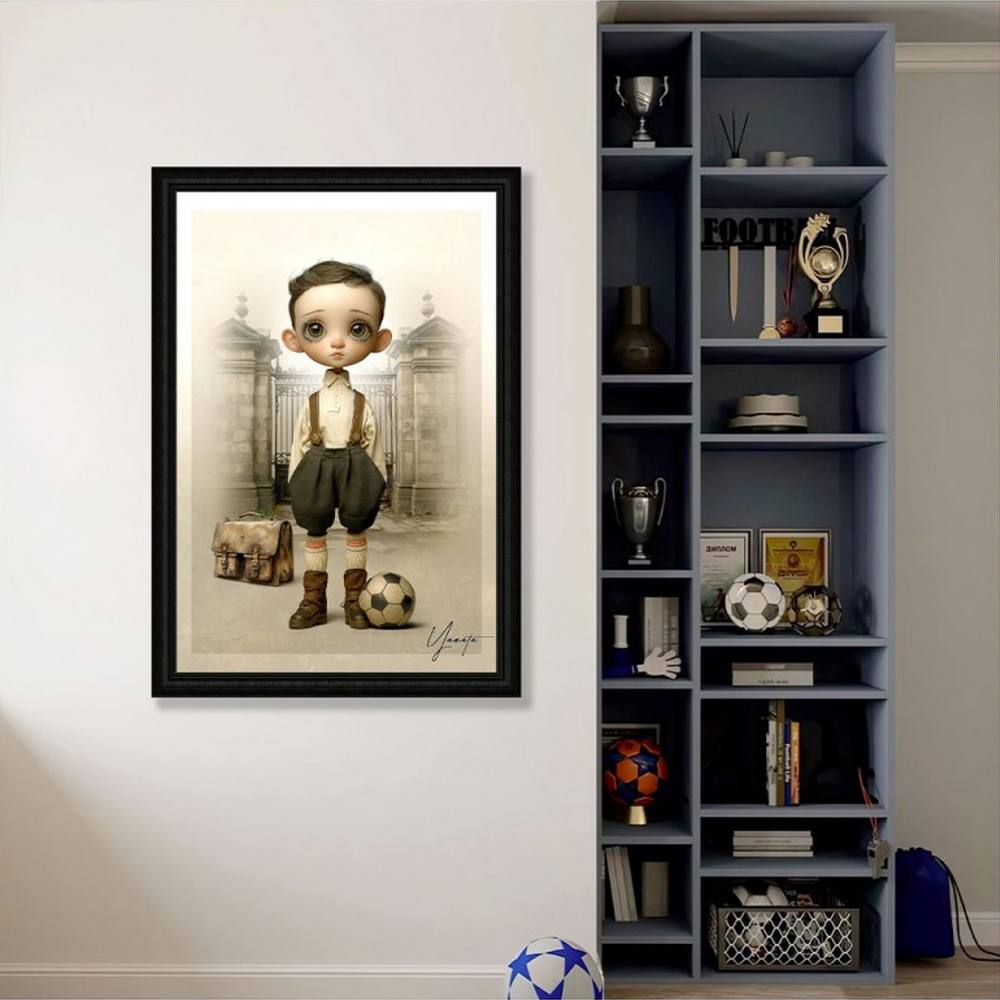 decoration_chambre_enfant_garcon_ballon_foot_cartable_ecole_yamata_12 déco