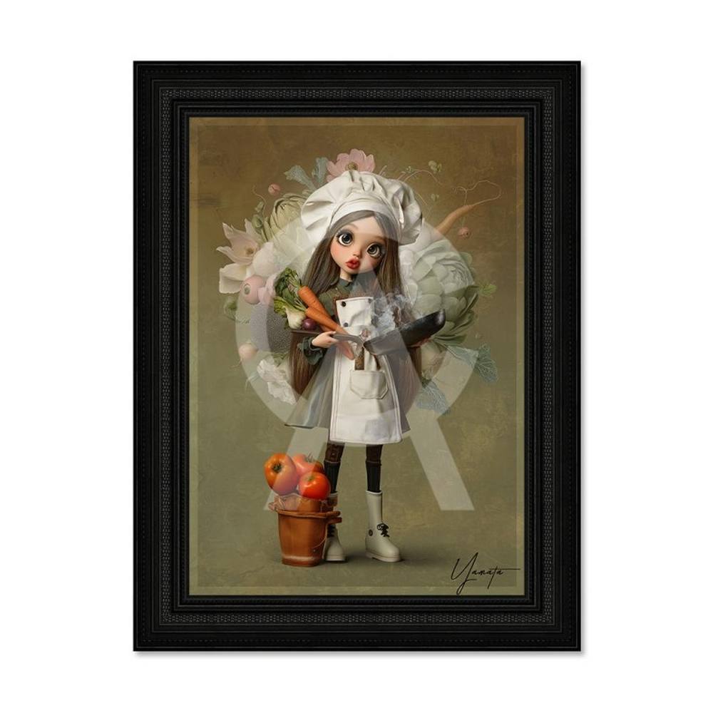 tableau Fille Cuisinière