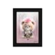 Tableau Nounours Punk Rose