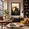 cadre_sylvain_binet_bat_cow_idee_deco_salon_originale_montpellier Cadre Sylvain Binet Bat Cow