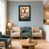 cadre_sylvain_binet_opti_chien_orthoptiste_deco_salle_attente_caen Opti-Chien