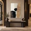 decoration_entree_maison_orya_abstrait_brun_caf_26179 Abstrait Brun