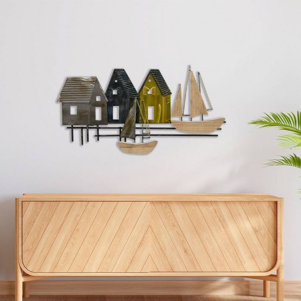 Déco Marine Cabane Pêcheur et Bateau
