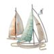 Sculpture Marine en Métal et Bois