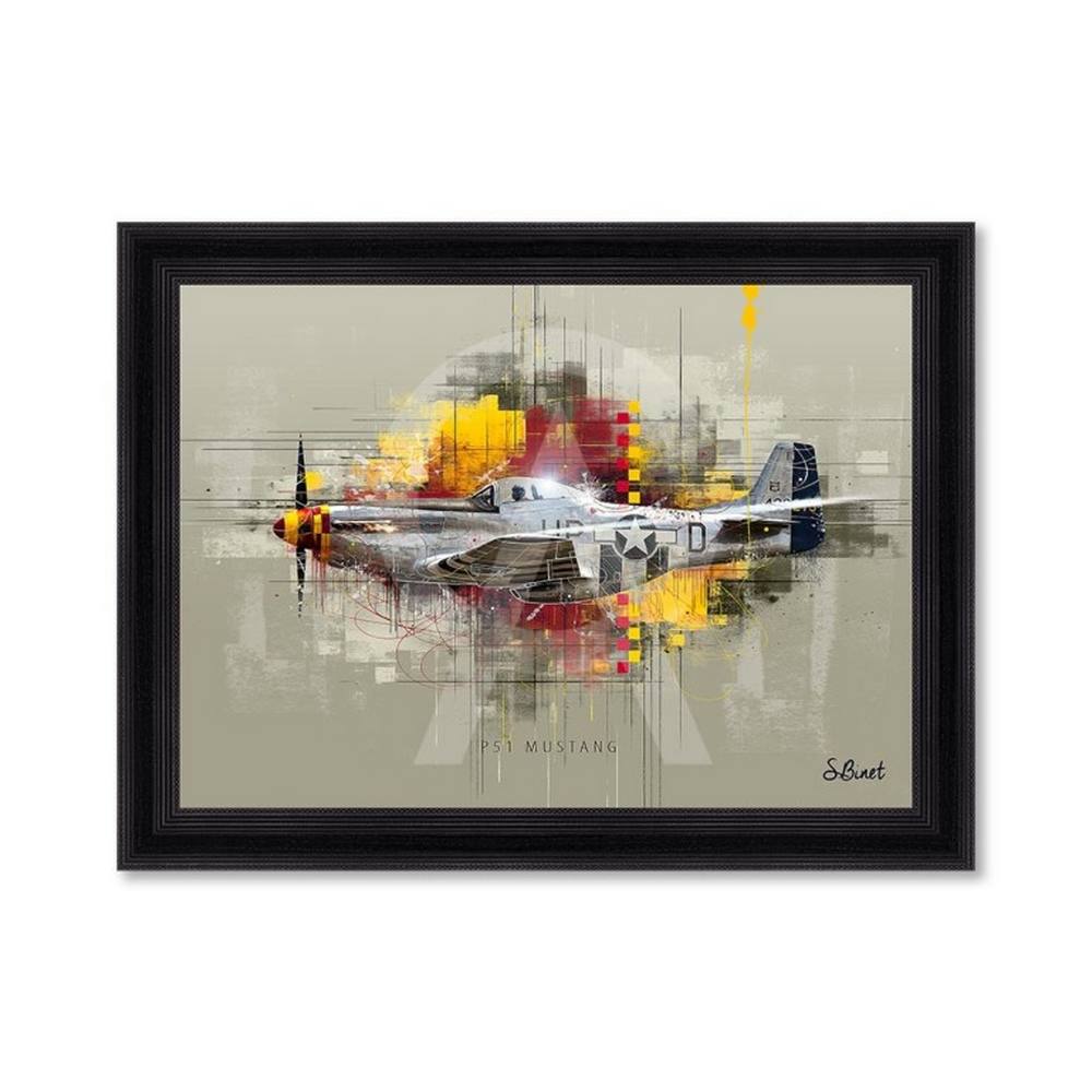 Tableau P51 Mustang Sylvain Binet