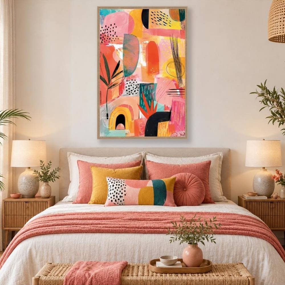 Cadre Déco Chambre Colorée Orya