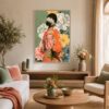 Cadre Fleurs Femme Orya