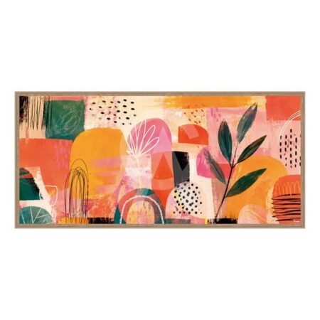Cadre Pano Formes Abstraites Multicolores