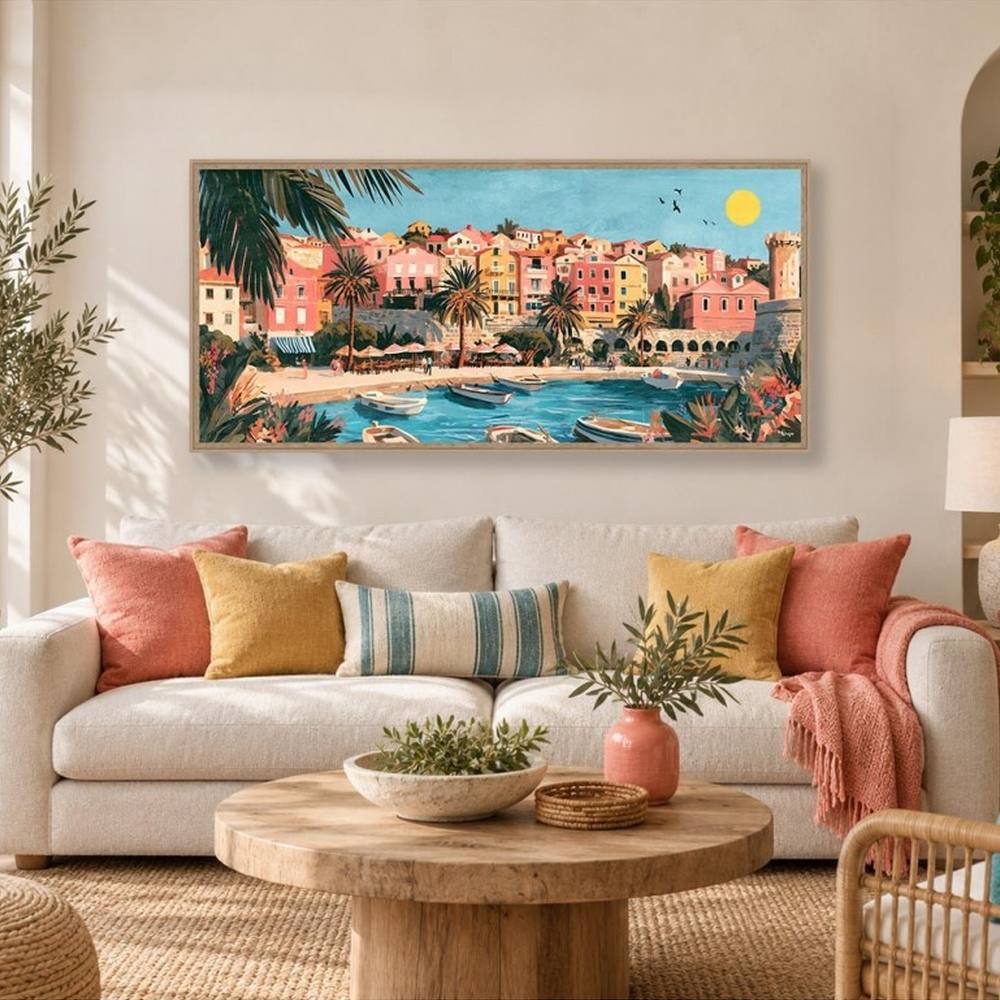 Cadre Pano Moderne Ville Italienne