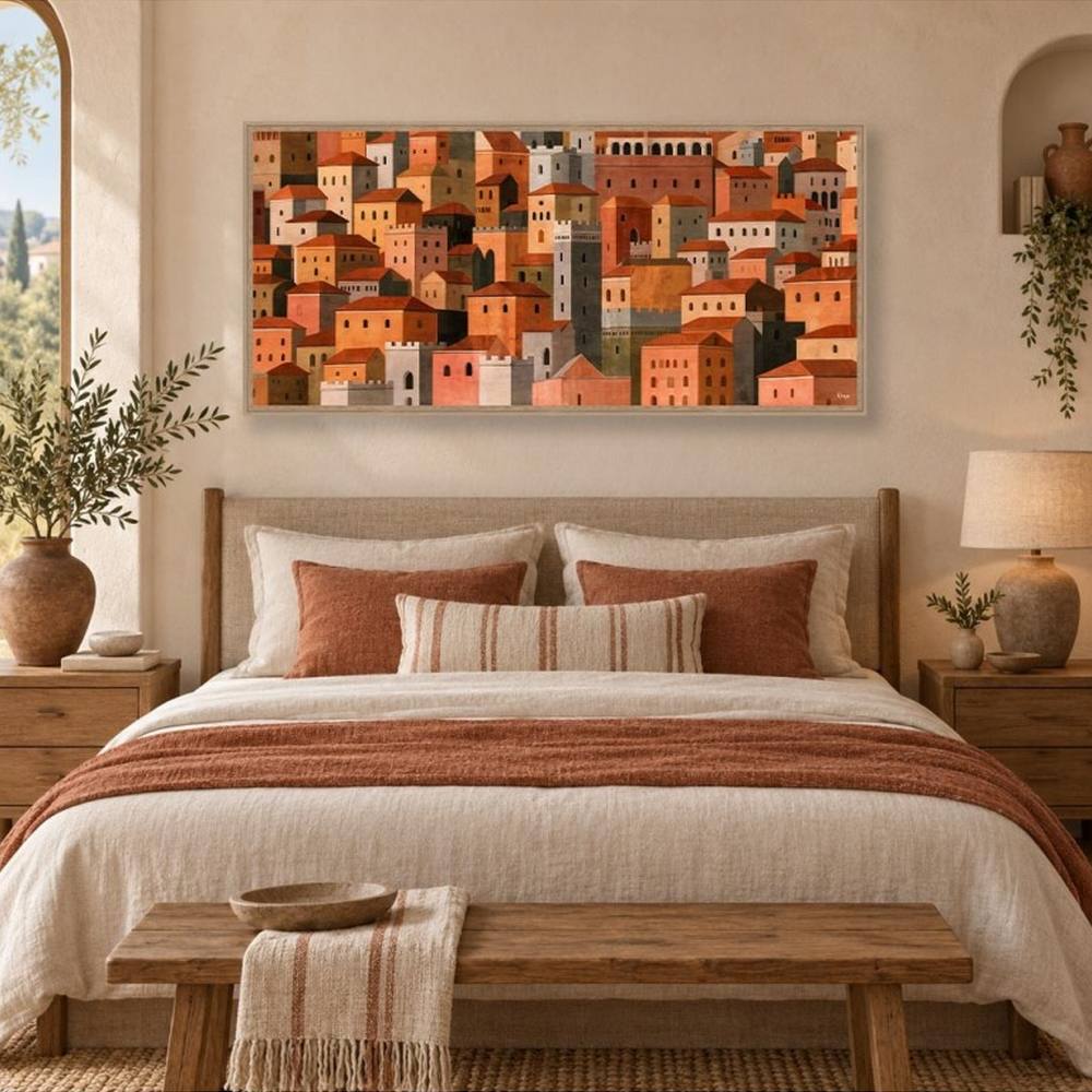 Tableau Maisons Médiévales Orya