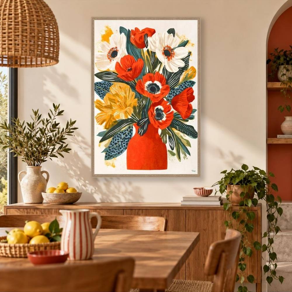 decoration_design_fleurs_pot_colore_orya_joc_2614 Décoration Design Fleurs Vase Orange