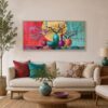 Déco Murale Vases Asiatiques Colorés