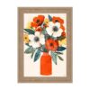 Mini Cadre Florale Rouge Orya