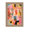 Mini Tableau Abstrait Multicolore Orya