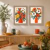 petite_decoration_murale_fleurs_colores_rouge_blanc_jaune_vase_orange_les_minis_orya_joc_2615_2614 Petite Décoration Murale Fleurs