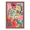 Tableau Abstrait Femme et Fleurs Orya