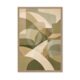 Tableau Abstrait Vert Beige Oyra