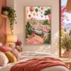 tableau_deco_chambre_rose_orya_inspiration_florale_verdure_joc_2618 Tableau Déco Chambre Rose Orya