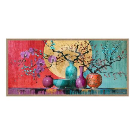 Tableau Panoramique Vases Asiatiques Orya